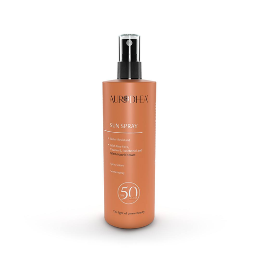 SPRAY SOLARE SPF 50 - 150 ML Arricchito con Amamelide, Aloe Vera, Pantenolo e Vitamina E