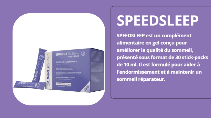 SPEEDSLEEP - INTEGRATORE ALIMENTARE IN GEL A BASE DI MELATONINA - 300 ML Con complesso brevettato SOMNIWELL™