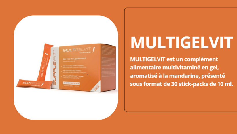 MULTIGELVIT - INTEGRATORE ALIMENTARE MULTIVITAMINICO IN GEL - 300 ML Con complesso brevettato IPERVITAMY™